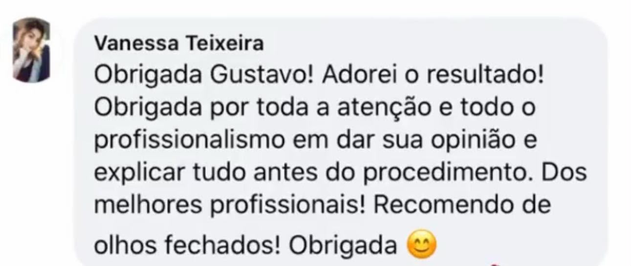 Depoimento de cliente do estúdio Gustavo Portela Microblading